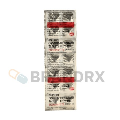 Ecosprin 75 mg USV Private Ltd.